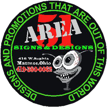 Area 51 Signs and Designs Logo